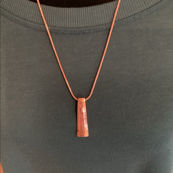 Simply Copper Necklace - Picture 2 of 6